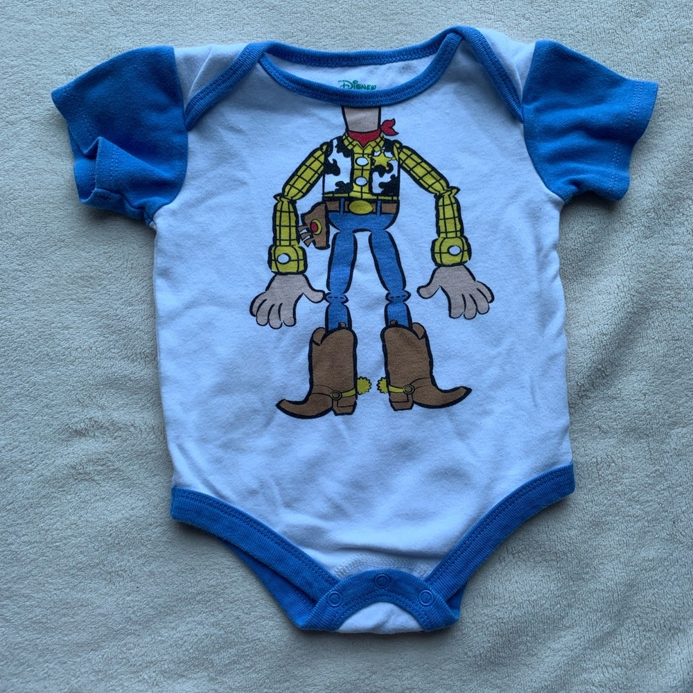 Disney Baby Toy Story Woody Bodysuit 12 month 12M